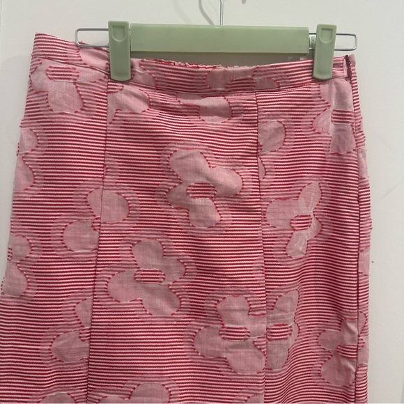Self Contrast Salli Pink Floral Midi Skirt Small - Picture 5 of 10